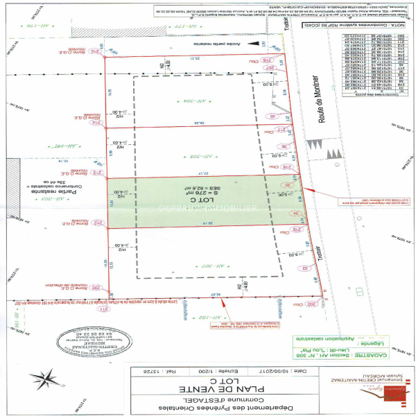 Offres de vente Terrain Estagel 66310